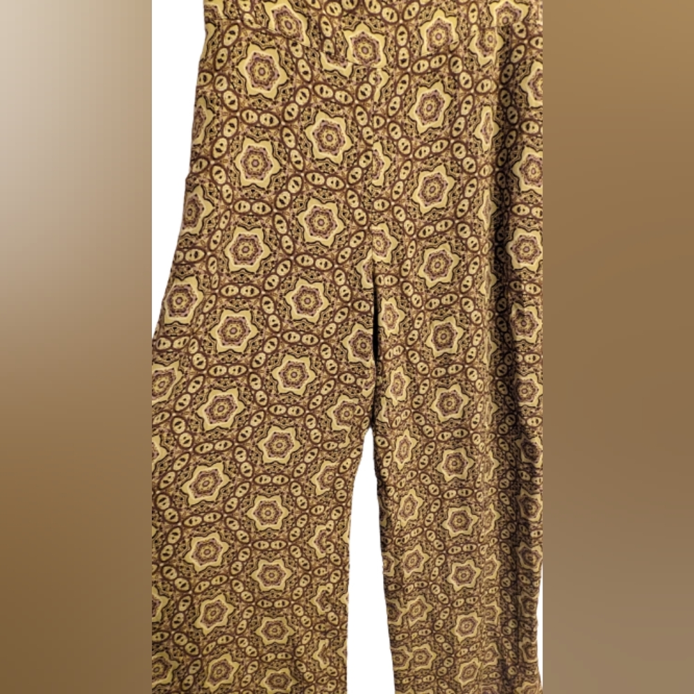 NWT Anthropologie stunning yellow mandala print side pockets flowing
